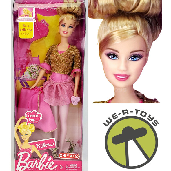 Barbie I Can Be... Ballerina Doll 2009 Mattel #T2214 NRFB