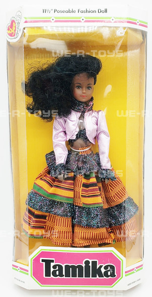 Tamika 11.5" African American Fashion Doll in Skirt 1995 Lovee Doll 91156 NRFB