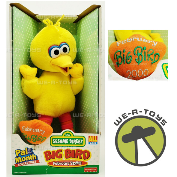  Sesame Street Pal of the Month Big Bird February 2000 Fisher-Price #93441 NRFB 