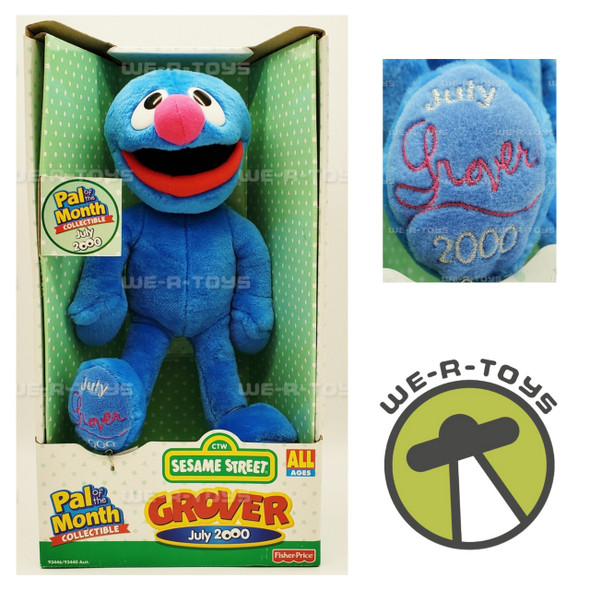  Sesame Street Pal of the Month Grover July 2000 Fisher-Price #93446 NRFB 