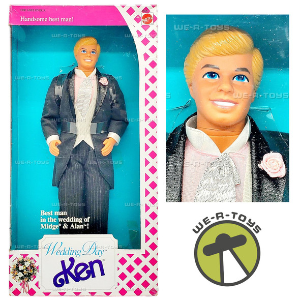 Wedding Day Ken Best Man Barbie Doll 1990 Mattel 9609