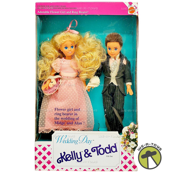 Wedding Day Kelly & Todd Gift Set Barbie Dolls 1991 Mattel 2820