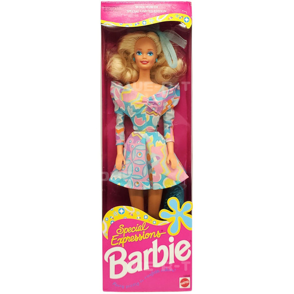 Barbie Woolworth's Limited Edition Special Expressions Doll 1992 Mattel 10048