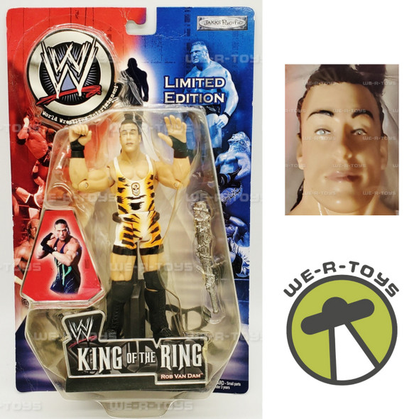 WWE King of the Ring Rob Van Dam Action Figure 2002 Jakks Pacific #W98080 NRFP