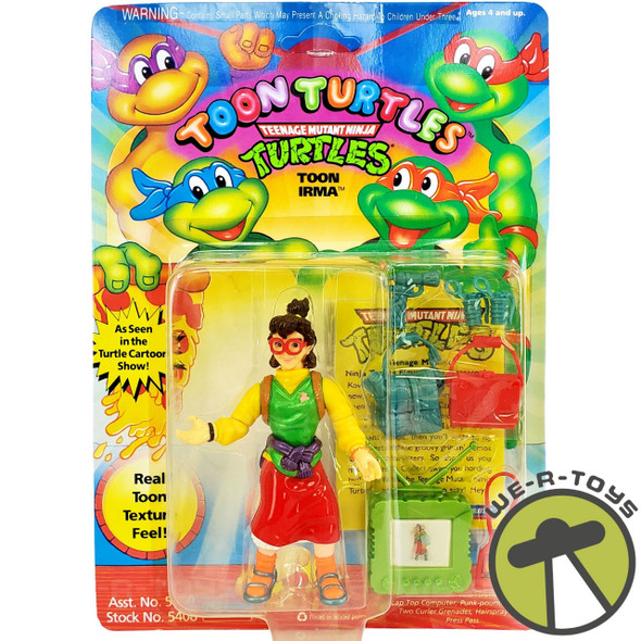 Teenage Mutant Ninja Turtles TMNT Teenage Mutant Ninja Turtles Toon Turtles Toon Irma 5" Figure Unpunched NEW 