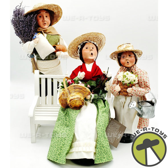 Byers' Choice Lot of 4 Gardeners Collection Figures 2006 USED