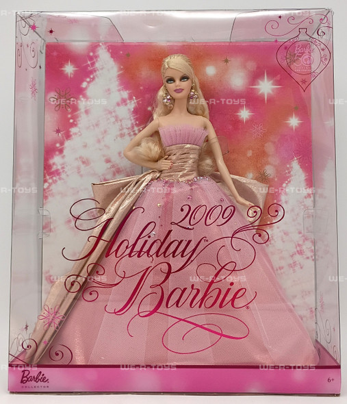 2009 Holiday Barbie Doll 50th Anniversary Collector Blonde 2008 Mattel #N6556