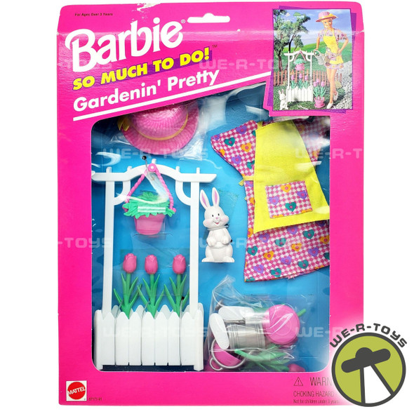 Barbie So Much to Do Gardenin' Pretty Garden Accessories Mattel 1995 NRFB