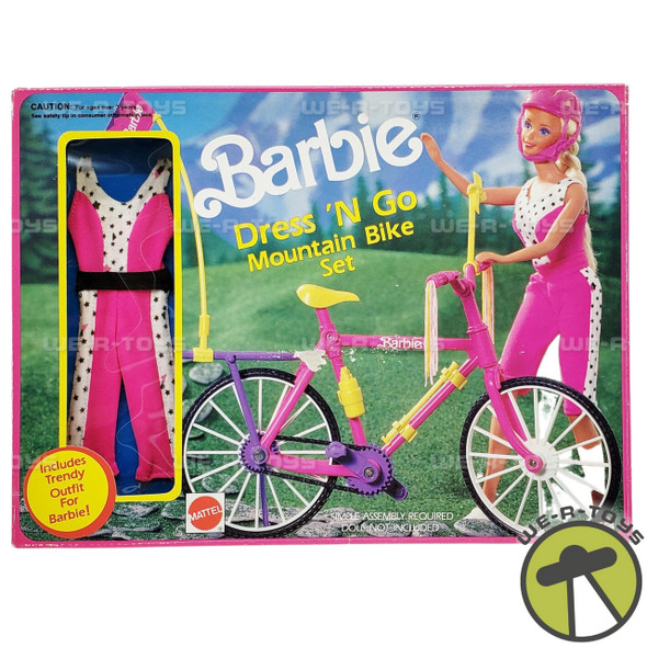 Barbie Dress 'n Go Mountain Bike Set 1991 Mattel 7564 NRFB