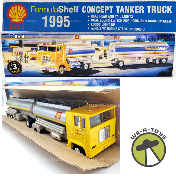 Shell FormulaShell Concept Tanker Truck Shell with Lights and Sound 1995 NEW