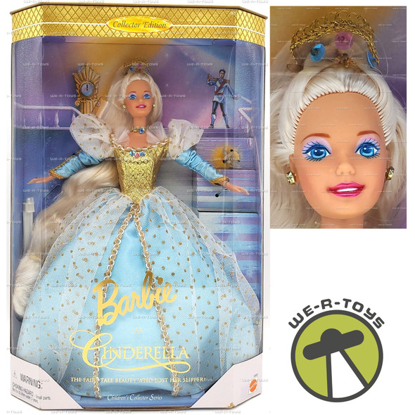 Cinderella Barbie Doll Children's Collector Series 1996 Mattel #16900