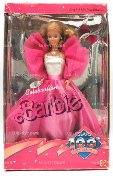 Celebration Barbie Sears 100th Anniversary Barbie Doll Blonde 1985 Mattel #2998