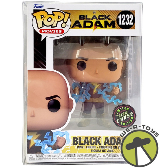 DC Funko Pop! Movies Black Adam Limited Edition Glow Chase with Case DC #1232 NRFB