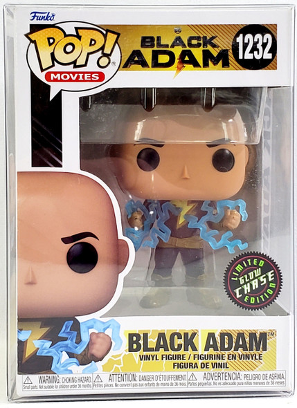 DC Funko Pop! Movies Black Adam Limited Edition Glow Chase with Case DC #1232 NRFB