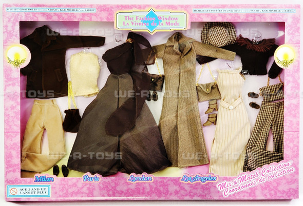 The Fashion Window Mix & Match Houndstooth Brown Fashions For 11 1/2" Dolls NRFB