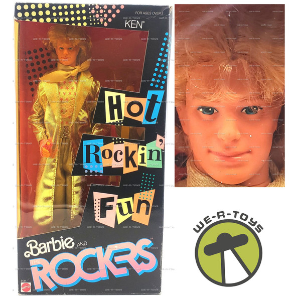 Barbie and the Rockers Ken Doll 1986 Mattel #3131