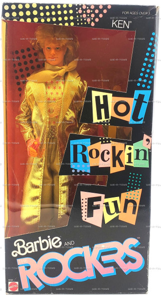 Barbie and the Rockers Ken Doll 1986 Mattel #3131