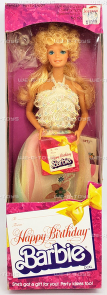 Barbie Happy Birthday Doll with Surprise Gift For You 1980 Mattel No. 1922