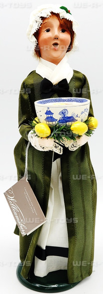 Byers' Choice Williamsburg Holiday At Home Woman With Lemon Bowl 13.5" Figure