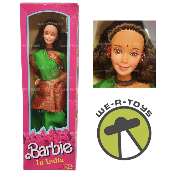 Barbie in India Doll 1992 Leo Mattel 9910 NRFB