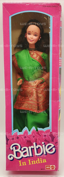Barbie in India Doll 1992 Leo Mattel #9910 NRFB