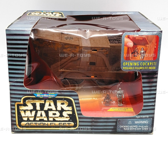 Star Wars Action Fleet Micro Machines Jawa Sandcrawler Vehicle 1996 Galoob 67039
