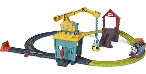 Thomas & Friends Motorized Toy Train Set Fix 'Em Up Friends Fisher-Price #HDY58