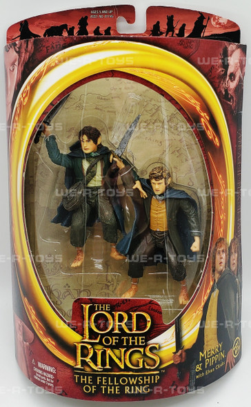 Lord of the Rings Merry & Pippin with Moria Orc 2001 Toy Biz 81042