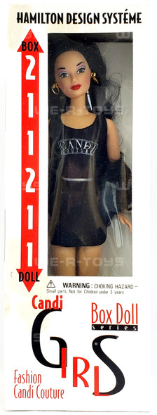 Candi Girls Box Doll Series Fashion Candi Couture Black Outfit 1997 #12360 NRFB