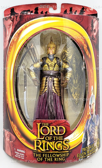 Lord of the Rings Prologue Elven Warrior Figure 2002 Toy Biz #81148 NRFP