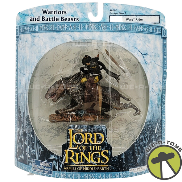 The Lord of the Rings Warg Rider Figure 2003 Play Along 48010 NRFB