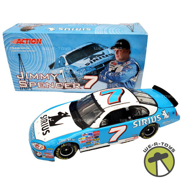 Jimmy Spencer #7 NASCAR Stock Car Sirius Satellite Radio 2003 Intrepid NEW