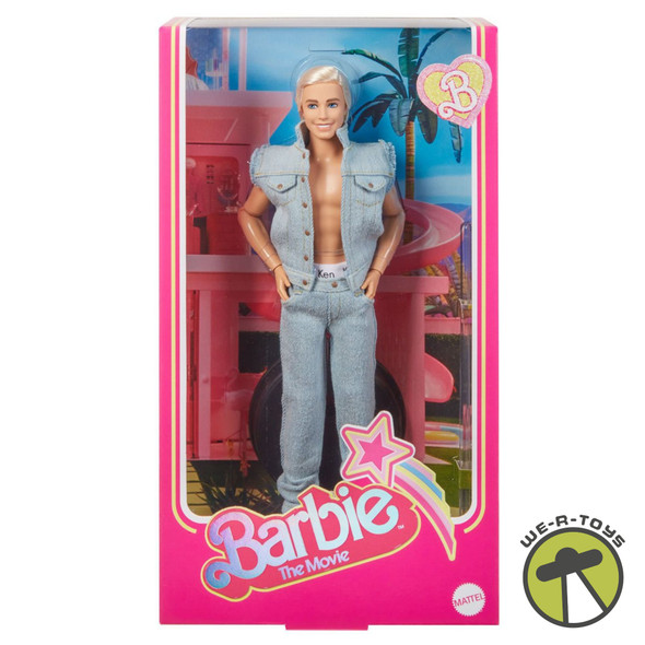 Barbie The Movie Collectible Ken Doll Wearing All-Denim Matching Set