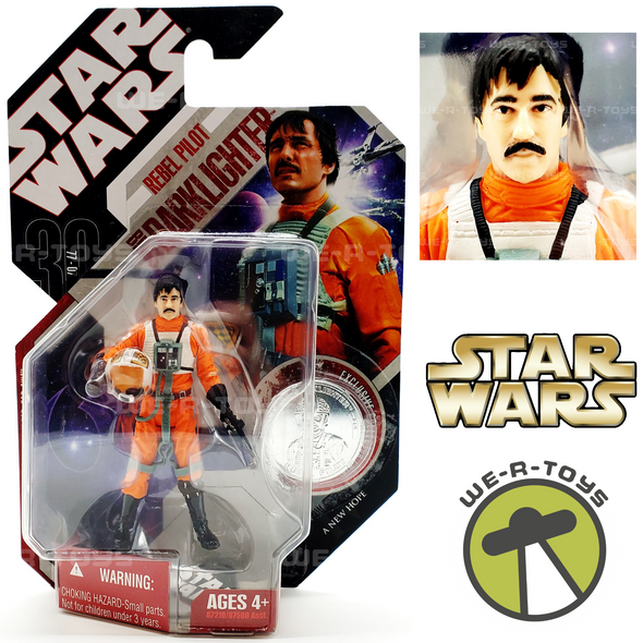 Star Wars 30th Anniversary Biggs Darklighter Action Figure with Collector Coin