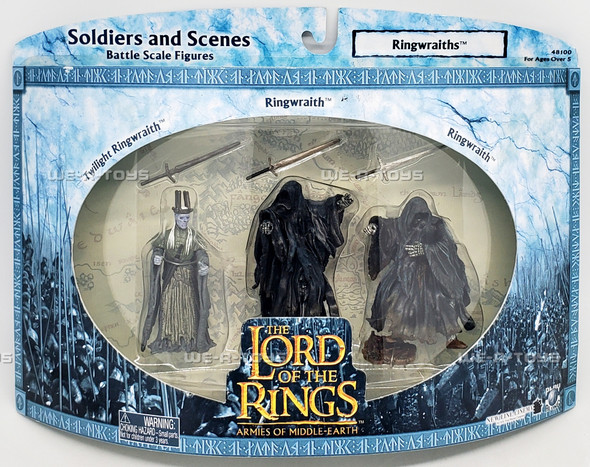 Lord of the Rings Ringwraiths Battle Scale Figures 2003 Play Along 48105 NRFP