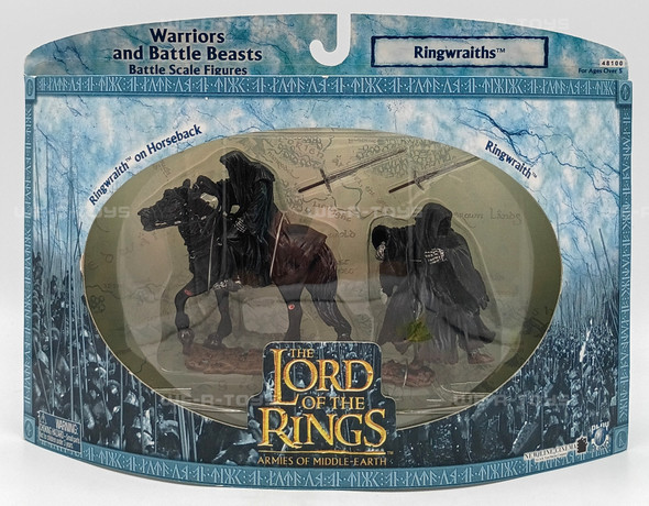 Lord of the Rings Ringwraiths Warriors & Battle Beasts Action Figures Set #48100