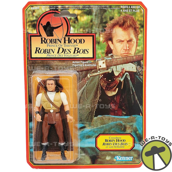 Robin Hood Prince of Thieves Crossbow Robin Hood Figure 1991 Kenner #05820 NRFP