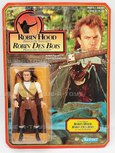 Robin Hood Prince of Thieves Crossbow Robin Hood Figure 1991 Kenner #05820 NRFP
