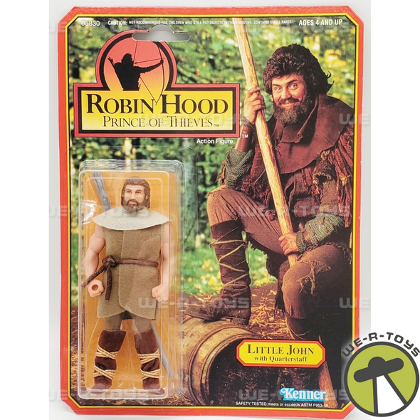 Robin Hood Prince of Thieves Little John Action Figure 1991 Kenner #05830 NRFP