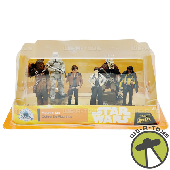 Star Wars Solo Movie Figurine Playset of 6 Chewbacca, Han, Qi'ra, Lando NRFB