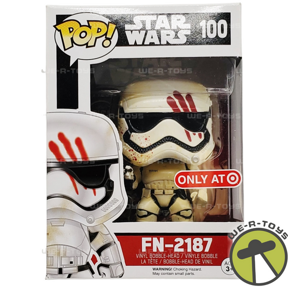 Star Wars The Force Awakens FN-2187 Funko POP! Vinyl Bobble-Head No. 100 NEW