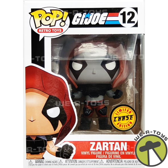 Funko Pop! Retro Toys #12 G.I. Joe Zartan Vinyl Figure Chase Edition 2020 NEW