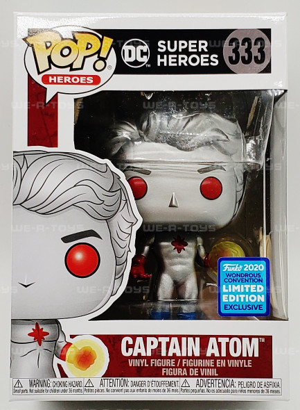 DC Super Heroes Captain Atom Funko POP! Vinyl Figure Toy No. 333 NEW