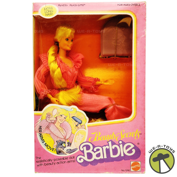 Barbie Beauty Secrets Doll 1979 Mattel Arms Move Poseable #1290 NRFB