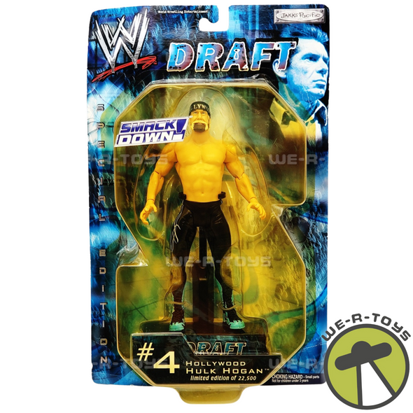 WWE Draft #4 Hollywood Hulk Hogan Action Figure 2002 Jakks Pacific No. 90290 NEW