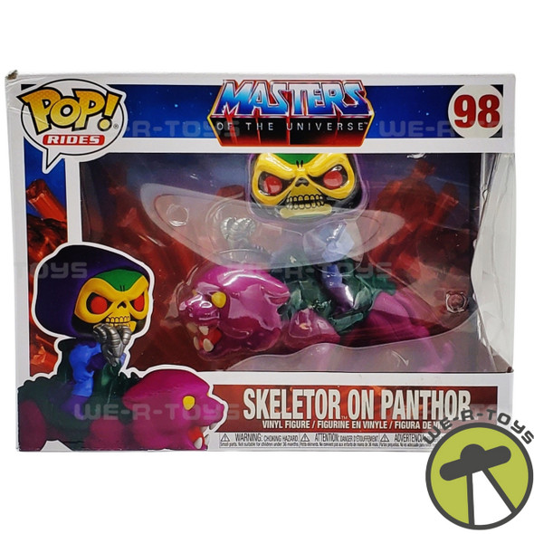 Masters of the Universe Funko Pop! Rides Masters of the Universe Skeletor on Panthor Figure No. 98 NRFB 