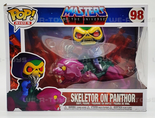 Masters of the Universe Funko Pop! Rides Masters of the Universe Skeletor on Panthor Figure No. 98 NRFB