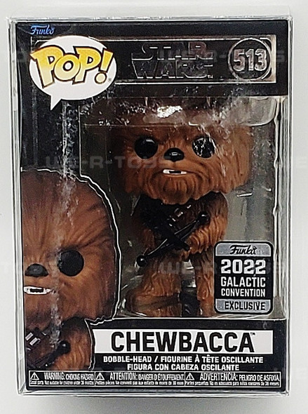 Star Wars Chewbacca 2022 Galactic Convention Funko Pop! Figure with Case 513 NEW