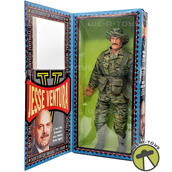 Jesse Ventura Man of Action U.S. Navy Seal Figure Formative Intl. 1999 NRFB