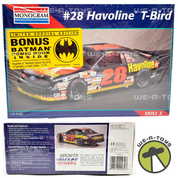 NASCAR Monogram #28 Havoline T-Bird Model Kit Sports Image Inc 1995 NRFB